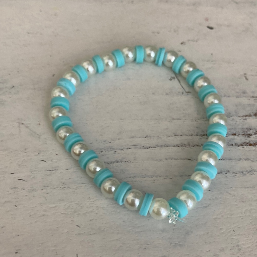 Blue pearl Bracelet